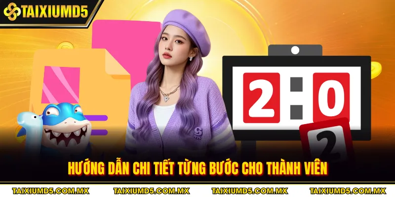 Hướng dẫn chi tiết từng bước cho thành viên